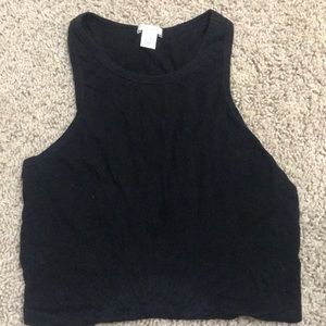 Black crop top